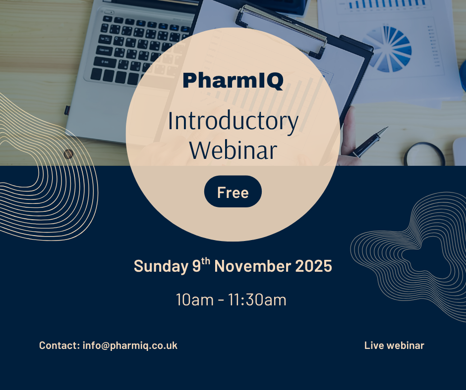 1. PharmIQ Introductory Webinar