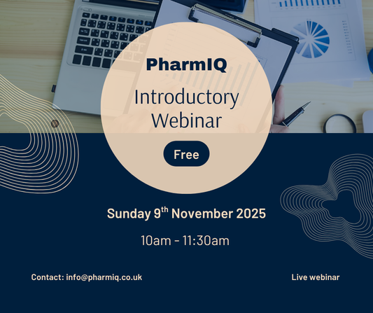 1. PharmIQ Introductory Webinar